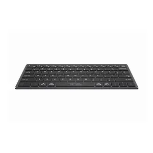 A4Tech FX51 Scissor Switch Wired Keyboard, Ultra-Slim Chocolate Keycaps, USB Type-C Detachable Cable, 12 FN Multimedia Hotkeys, Splash-Proof Design, White Edition