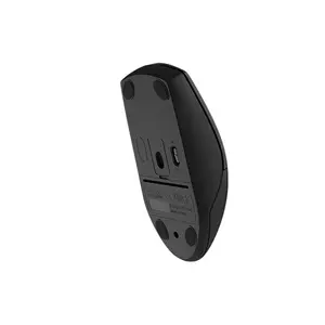 A4Tech G3-330NS Silent Click Wireless Mouse, 1000 DPI Optical Sensor, 2.4GHz Wireless Connectivity, Power Saving Technology, Ergonomic Symmetrical Design, Black Edition