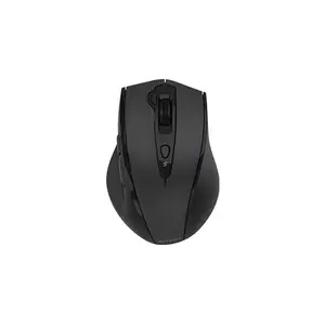 A4Tech G7-810S Air2 Silent Click Wireless Mouse, Air Mouse Function, 2000 DPI Adjustable Optical Sensor, 2.4GHz Wireless Connectivity, Presentation Control, Black Edition