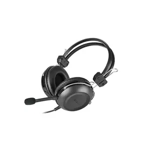 A4Tech HU-35 ComfortFit Stereo USB Headset, 40mm Speaker Drivers, Single-Directional Noise Cancelling Microphone, Adjustable Headband, USB Connectivity, Over-Ear Design