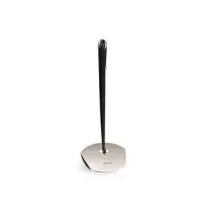 A4Tech MI-10 Desktop Stand Microphone, Omni-Directional Voice Pickup, 3.5mm Gold-Plated Plug, Adjustable Gooseneck Design, On/Off Mute Switch