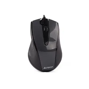 A4Tech N-500FS Silent Click Wired Optical Mouse, 1200 DPI Optical Sensor, 2X Double-Click Button, 4-Way Smart Wheel, 5 Million Click Lifecycle, USB Connectivity