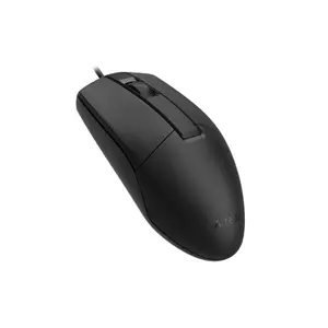 A4Tech OP-330S Silent Click Wired Optical Mouse, 1200 DPI Optical Sensor, 4-Way Smart Wheel, 8-in-One Gesture Support, 5 Million Click Lifecycle, USB Plug-and-Play Design