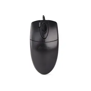 A4Tech OP-620DS 2X Silent Click Wired Optical Mouse, 1200 DPI Optical Sensor, 2X Double-Click Button, 4-Way Smart Wheel, 5 Million Click Lifecycle, USB Connectivity