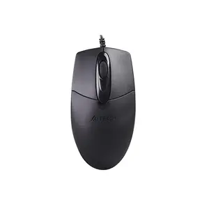 A4Tech OP-720S Silent Click Wired Optical Mouse, 1200 DPI Optical Sensor, 4-Way Smart Wheel, 8-in-One Gesture Support, 5 Million Click Lifecycle, USB Connectivity