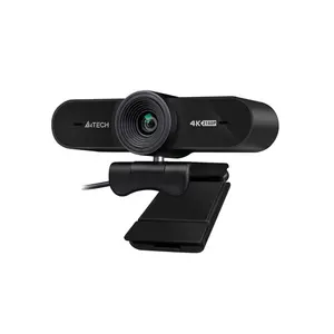 A4Tech PK-1000HA UHD 4K Pro Auto Focus Webcam Plus, 3840×2160 UHD Resolution, Dual Noise-Cancelling Microphones, 95° Wide-Angle Lens, USB Plug-and-Play Webcam