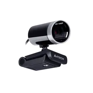 A4Tech PK-910H Full HD 1080P Webcam, 1920×1080 Resolution, Built-In Noise Reduction Microphone, 70° Viewing Angle, USB Plug-and-Play Webcam