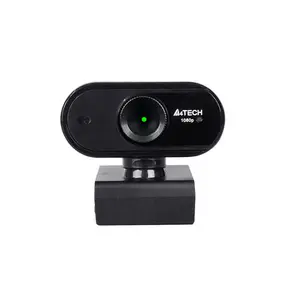 A4Tech PK-925H Full HD 1080P Webcam, 1920×1080 Resolution, Built-In Noise Reduction Microphone, 78° Wide Viewing Angle, USB Plug-and-Play Webcam