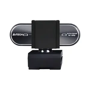 A4Tech PK-940HA Full HD 1080P Auto Focus Webcam, 1920×1080 Resolution, Auto Focus Glass Lens, 75° Wide Viewing Angle, Built-In Digital Microphone, USB Webcam