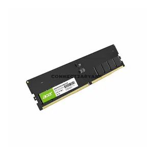 Acer UD200 16GB DDR5 4800MHz CL40 Desktop RAM, 288-Pin UDIMM Memory Module, CL40-39-39 Timing, 1.1V Low Voltage, On-Die ECC, PMIC Power Management, Single Rank 1Rx8, Intel & AMD DDR5 Compatible, UD200-16GB-4800-1R8
