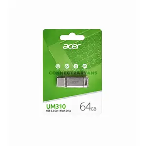 Acer UM310 USB 3.2 Gen 1 USB-A Flash Drive, Up to 1TB Capacity, 120MB/s Read & 100MB/s Write Speed, Aluminum Alloy Body, Plug-and-Play Portable Storage