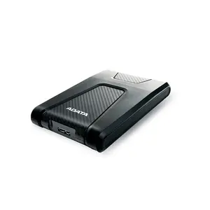 ADATA HD650 1TB External Hard Drive Black/Blue/Red, USB 3.2 Gen1 Portable HDD, Triple-Layer Shock Protection, Scratch Resistant Design