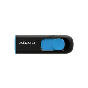 ADATA UV128 USB 3.2 Gen 1 Flash Drive, Retractable Capless Design, High-Speed Data Transfer, Sliding USB Connector, USB Type-A Storage Drive