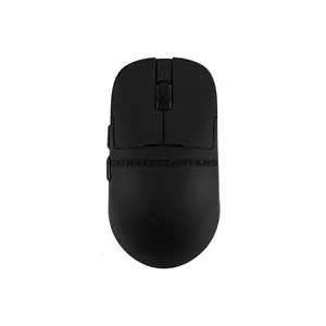 AJAZZ AJ159 APEX Wireless Gaming Mouse, PAW3950 Sensor, 30000 DPI Up to 42000 DPI, Tri-Mode Bluetooth 5.0 2.4GHz & USB-C Wired, 8000Hz Wireless Polling Rate, RGB Magnetic Charging Dock with Customizable Display, 400mAh Battery, 100 Million Clicks & 5