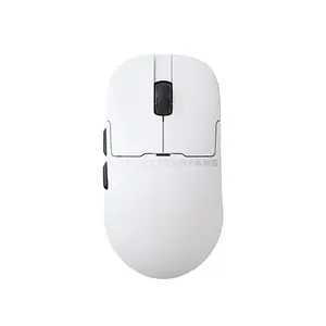 AJAZZ AJ159 Wireless Gaming Mouse White, PAW3395 Sensor, 26000 DPI, Dual-Mode 2.4GHz Wireless & USB-C Wired Connectivity, 1000Hz Polling Rate, 400mAh Battery, 80 Million Clicks & 56g Lightweight Design
