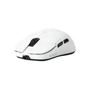 AJAZZ AJ159 Wireless Gaming Mouse White, PAW3395 Sensor, 26000 DPI, Dual-Mode 2.4GHz Wireless & USB-C Wired Connectivity, 1000Hz Polling Rate, 400mAh Battery, 80 Million Clicks & 56g Lightweight Design