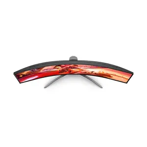 AOC AG493UCX2 49 Inch DQHD Curved Gaming Monitor, 5120×1440 Resolution, 165Hz Refresh Rate, 1ms MPRT Response Time, VA Panel Technology, FreeSync Premium Pro, DisplayHDR 400, SuperWide Gaming Display