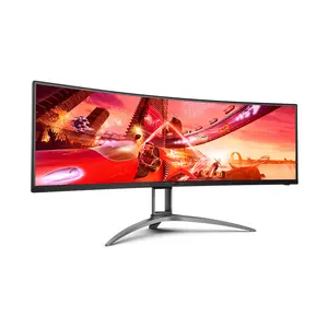 AOC AG493UCX2 49 Inch DQHD Curved Gaming Monitor, 5120×1440 Resolution, 165Hz Refresh Rate, 1ms MPRT Response Time, VA Panel Technology, FreeSync Premium Pro, DisplayHDR 400, SuperWide Gaming Display