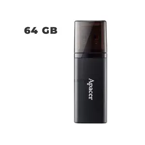 Apacer AH25B USB 3.2 Gen 1 Flash Drive, USB Type-A Interface, Contrast Design, Matte Metal Finish, High-Speed Portable USB Storage Drive