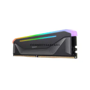 Apacer NOX RGB DDR5 Desktop Memory 32GB Kit (2×16GB) 6000MT/s CL38 288-Pin Dual-Channel Desktop RAM with RGB Lighting, Aluminum Heat Sink, Intel XMP 3.0 & AMD EXPO Support for High-Performance Gaming PCs, Content Creation 