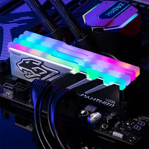 Apacer PANTHER RGB DDR5 Desktop Memory 32GB Kit (2×16GB) 6000MT/s CL38 288-Pin Dual-Channel Desktop RAM with RGB Lighting, Aluminum Heat Sink, Intel XMP 3.0 & AMD EXPO Support for High-Performance Gaming PCs, Content Creation 