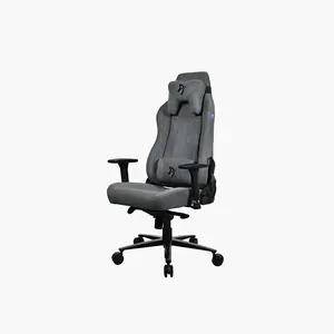 Arozzi Vernazza SFB Soft Fabric Gaming Chair Ash Grey Edition, Premium Ergonomic Racing Style Design, Soft Fabric Upholstery, Adjustable Comfort Support Gaming and Office Chair