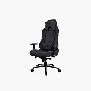 Arozzi Vernazza SFB Soft Fabric Gaming Chair Pure Black Edition, Premium Ergonomic Racing Style Design, Soft Fabric Upholstery, Adjustable Comfort Support Gaming and Office Chair