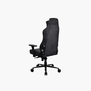Arozzi Vernazza SFB Soft Fabric Gaming Chair Pure Black Edition, Premium Ergonomic Racing Style Design, Soft Fabric Upholstery, Adjustable Comfort Support Gaming and Office Chair