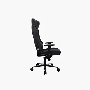 Arozzi Vernazza SFB Soft Fabric Gaming Chair Pure Black Edition, Premium Ergonomic Racing Style Design, Soft Fabric Upholstery, Adjustable Comfort Support Gaming and Office Chair