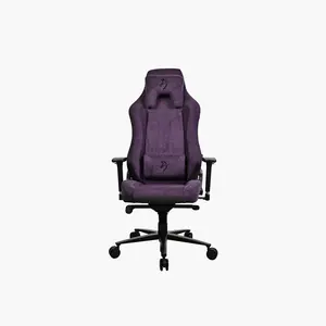 Arozzi Vernazza SFB Soft Fabric Gaming Chair Purple Edition, Premium Ergonomic Racing Style Design, Soft Fabric Upholstery, Adjustable Comfort Support Gaming and Office Chair