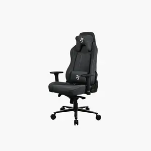 Arozzi Vernazza SFB Soft Fabric Gaming Chair Dark Grey Edition, Premium Ergonomic Racing Style Design, Soft Fabric Upholstery, Adjustable Comfort Support Gaming and Office Chair