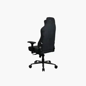 Arozzi Vernazza Supersoft Fabric Gaming Chair Pure Black Edition, Premium Ergonomic Design, Supersoft Fabric Upholstery, High-Comfort Gaming and Office Seating Solution