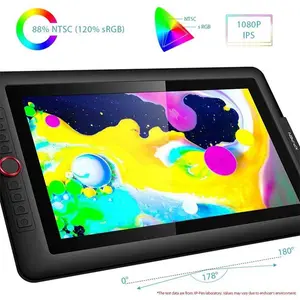 XP-Pen Artist 15.6 Pro Drawing Monitor, 15.6-Inch Full HD Creative Display, Battery-Free Stylus Support, Professional Pen Display Monitor for Digital Art, Illustration and Graphic Design
