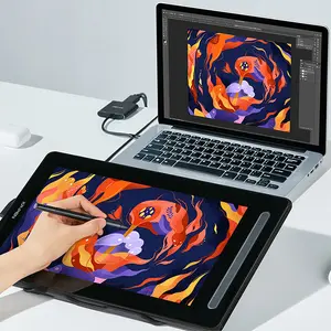 XP-Pen Artist 16 Drawing Monitor, 15.4-Inch Full HD Creative Display, Battery-Free Stylus Support, Professional Pen Display Monitor for Digital Art, Illustration and Graphic Design