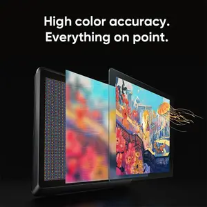 XP-Pen Artist 22 Plus Drawing Monitor, 21.5-Inch Full HD Creative Display, Battery-Free Stylus Support, Professional Pen Display Monitor for Digital Art, Illustration and Content Creation