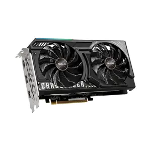 ASRock AMD Radeon RX 9060 XT Challenger 16GB Graphics Card, 16GB GDDR6 Memory, Factory Overclocked Core Clock, Dual Fan Cooling System, High-Performance 1440p Gaming GPU