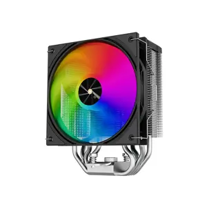 Thermalright Assassin X 120 R Digital ARGB Black CPU Air Cooler, Single Tower Cooling System with Digital Display and Addressable RGB Lighting