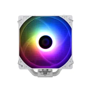 Thermalright Assassin X 120 SE Refined White ARGB CPU Air Cooler, Single Tower High Performance Cooling System with Addressable RGB Lighting