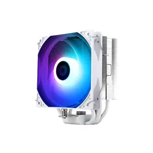 Thermalright Assassin X 120 SE Refined White ARGB CPU Air Cooler, Single Tower High Performance Cooling System with Addressable RGB Lighting