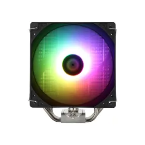Thermalright Assassin X 120 SE Refined Black ARGB CPU Air Cooler, Single Tower High Performance Cooling System with Addressable RGB Lighting