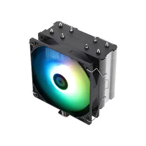 Thermalright Assassin X 120 SE Refined Black ARGB CPU Air Cooler, Single Tower High Performance Cooling System with Addressable RGB Lighting