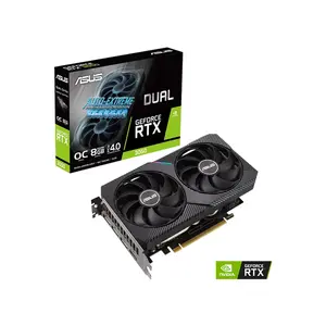 ASUS Dual GeForce RTX 3050 OC Edition 8GB Graphics Card, 8GB GDDR6 Memory, Factory Overclocked Performance, Dual Fan Cooling Design, NVIDIA Ampere Architecture Gaming GPU