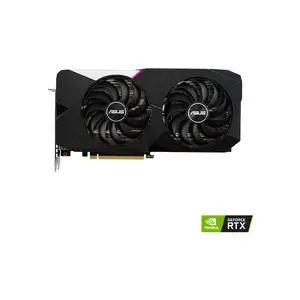 ASUS Dual GeForce RTX 3060 Ti OC Edition 8GB Graphics Card, 8GB GDDR6 Memory, Factory Overclocked Performance, Dual Fan Cooling Design, NVIDIA Ampere High-Performance Gaming GPU
