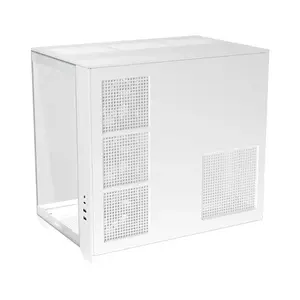 ASUS A32 PLUS TG ARGB White ATX Mid Tower Gaming Case, 270° Panoramic Tempered Glass, 4 Pre-Installed ARGB Fans, 360mm Radiator Support, 420mm GPU Clearance