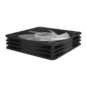ASUS AR120 ARGB PWM Single Pack 120mm Cooling Fan, 28mm Thick Fan Frame, PWM Speed Control, Aura Sync Addressable RGB Lighting, High Airflow PC Case and Radiator Cooling Fan