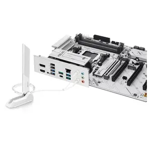 ASUS B850 MAX GAMING WIFI W ATX Motherboard, AMD B850 Chipset, AM5 Socket, DDR5 Memory Support, PCIe 5.0 Expansion, WiFi 7 Connectivity, White Edition High-Performance Gaming Motherboard