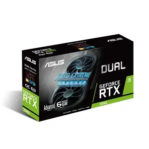 ASUS Dual GeForce RTX 2060 EVO Graphics Card, 6GB GDDR6 Memory, 1785MHz Boost Clock, Dual Fan Cooling Design, NVIDIA Turing Architecture Gaming GPU
