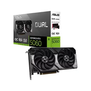 ASUS Dual GeForce RTX 5060 OC Edition 8GB GDDR7 Graphics Card, Dual Fan Cooling, PCIe 5.0, HDMI 2.1b, DisplayPort 2.1b