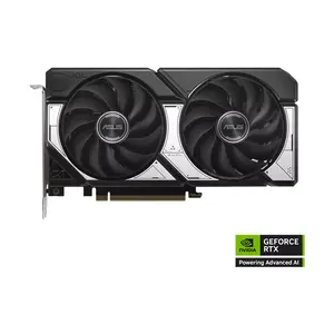 ASUS DUAL GeForce RTX 5060 Ti OC Edition 8GB GDDR7 Graphics Card, 2602MHz Boost Clock, NVIDIA Blackwell Architecture, 8GB GDDR7 Memory, Dual Fan Cooling Design, PCIe 5.0 Interface, Factory Overclocked Compact Gaming GPU