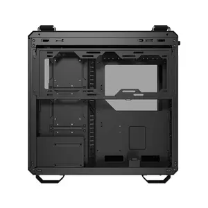 ASUS GT502 Horizon TUF Gaming Case Black ATX Mid Tower Gaming Chassis, Dual-Chamber Panoramic Tempered Glass Design, 360mm Radiator Support, 400mm GPU Clearance